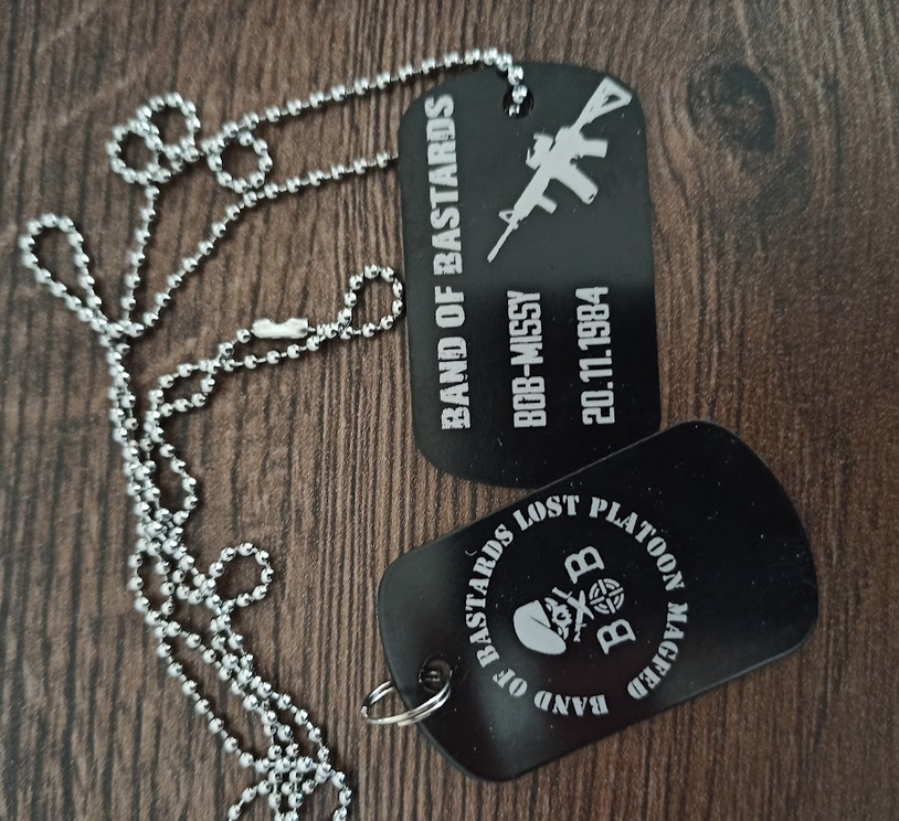 Dog-Tag Erkennungsmarke mit Wunschmotiv