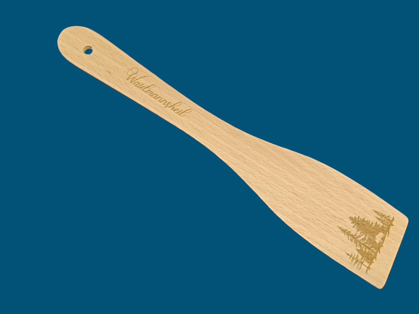 Pfannenwender mit Wildsau-Motiv