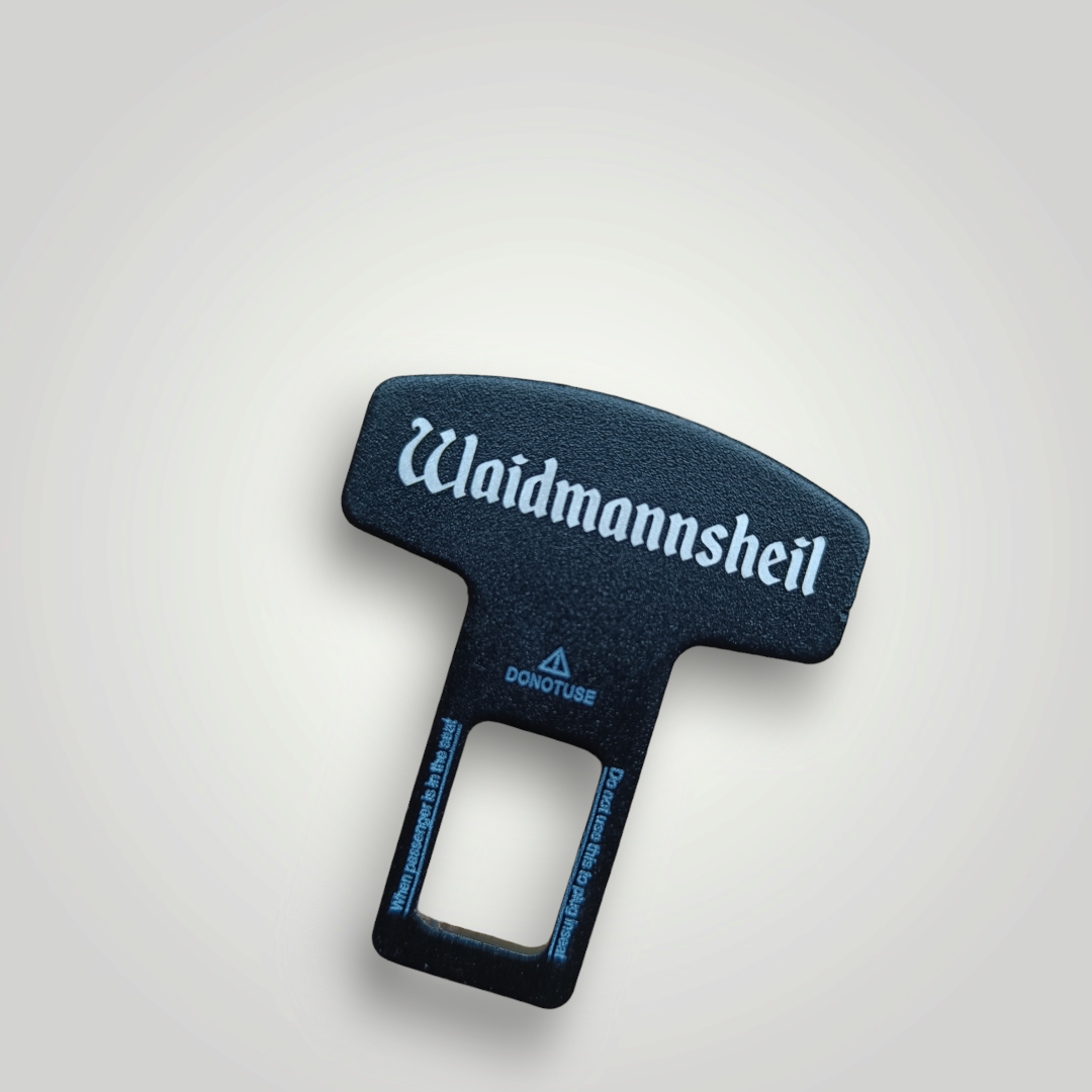 Gurtstecker "Waidmannsheil" mit Namen