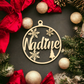 Christbaumschmuck "Name"