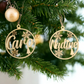 Christbaumschmuck "Name"