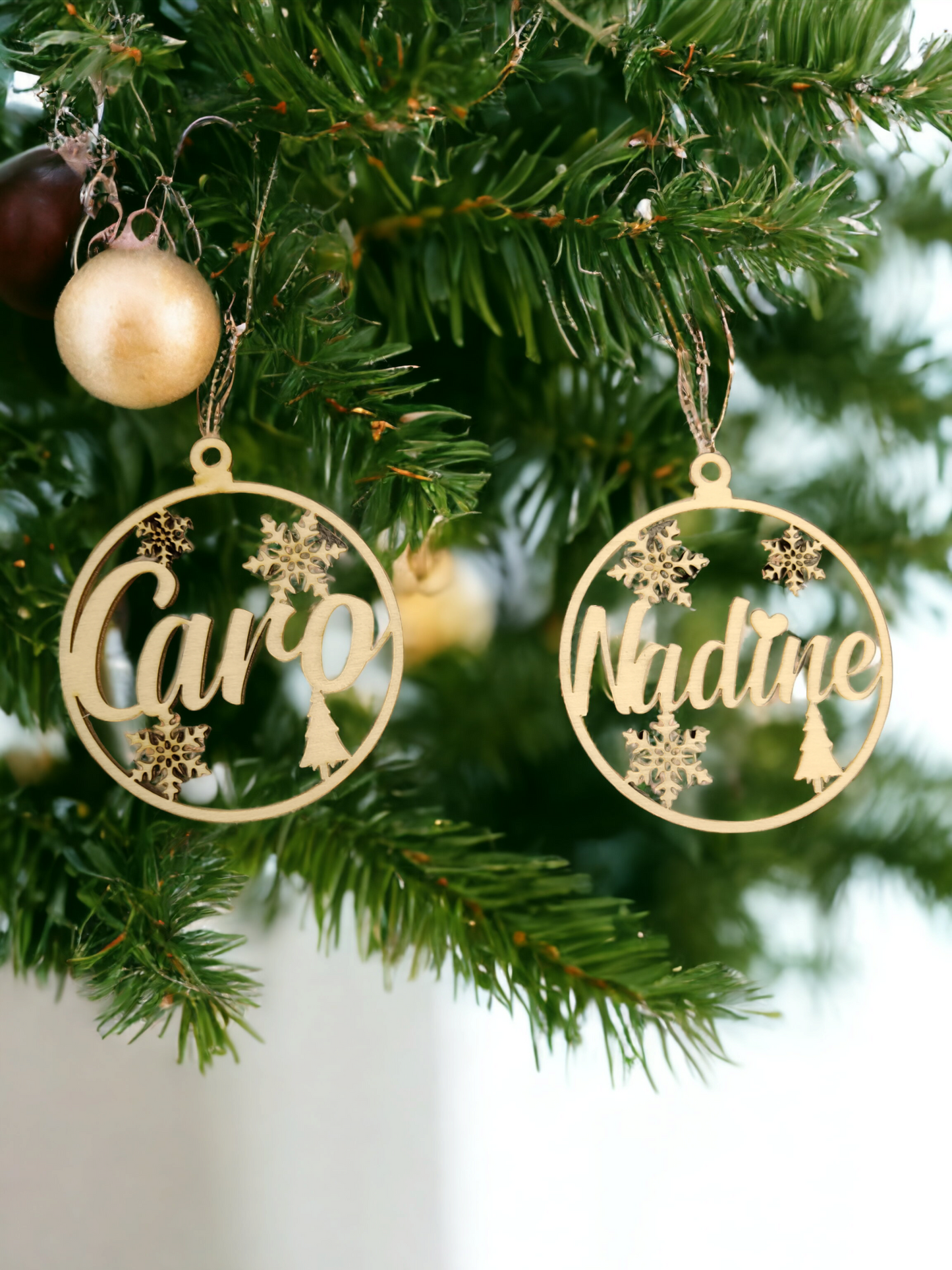 Christbaumschmuck "Name"