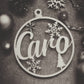 Christbaumschmuck "Name"
