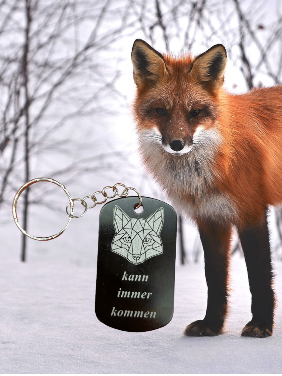 Schlüsselanhänger Typ "Fuchs"