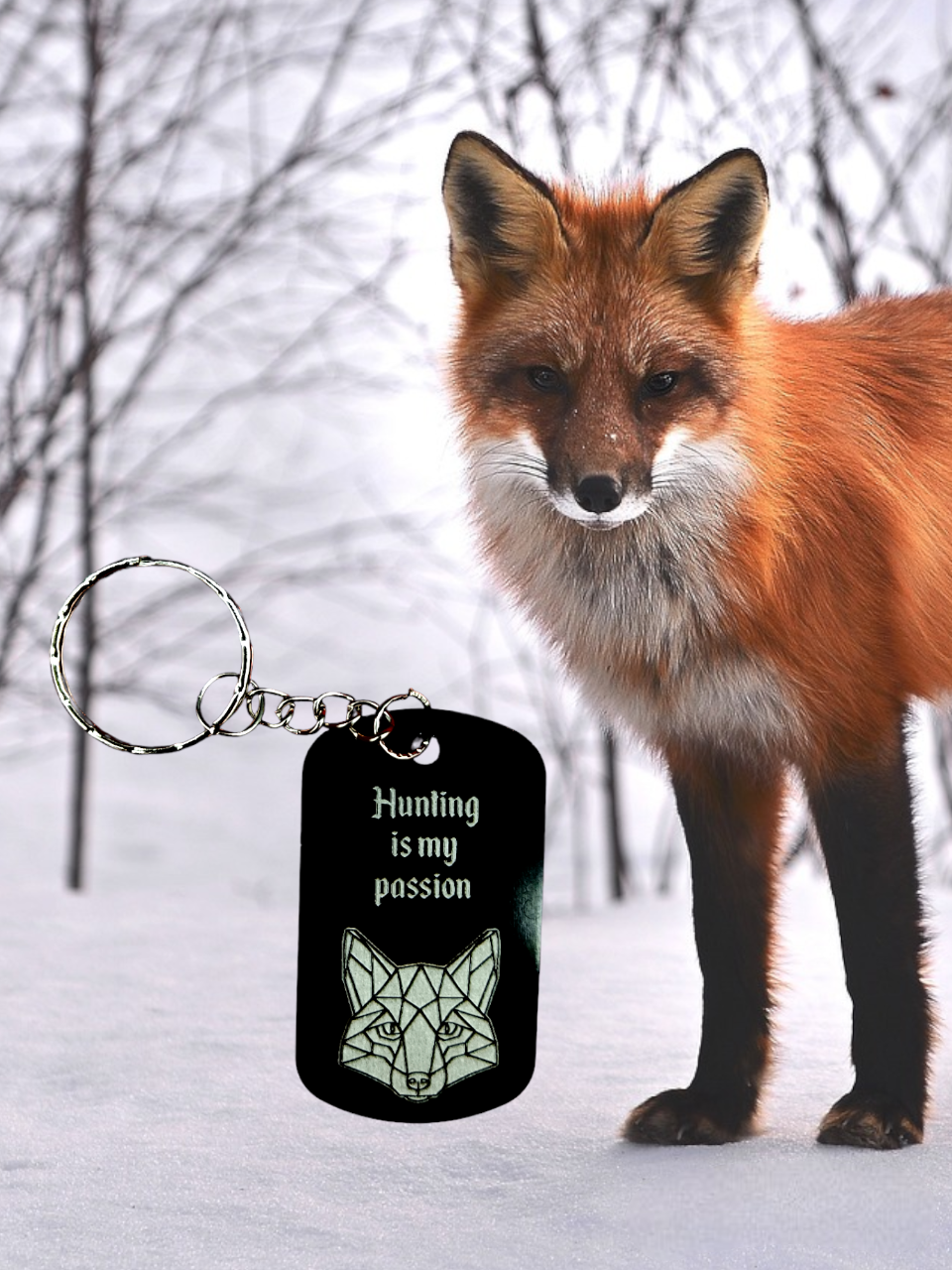 Schlüsselanhänger Typ "Fuchs"