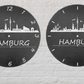 Wanduhr "Hamburg"