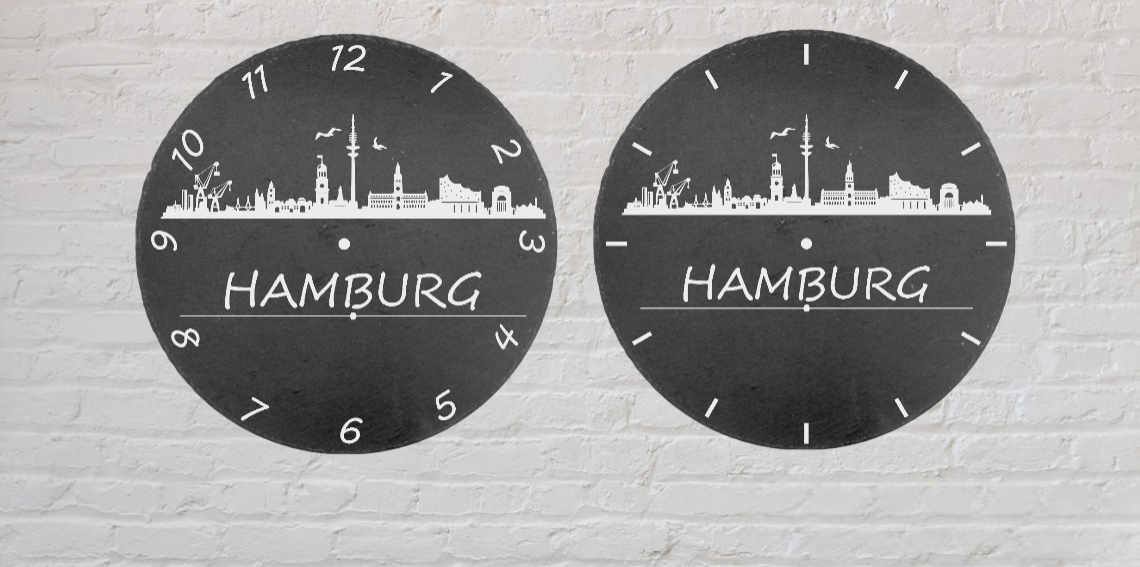 Wanduhr "Hamburg"