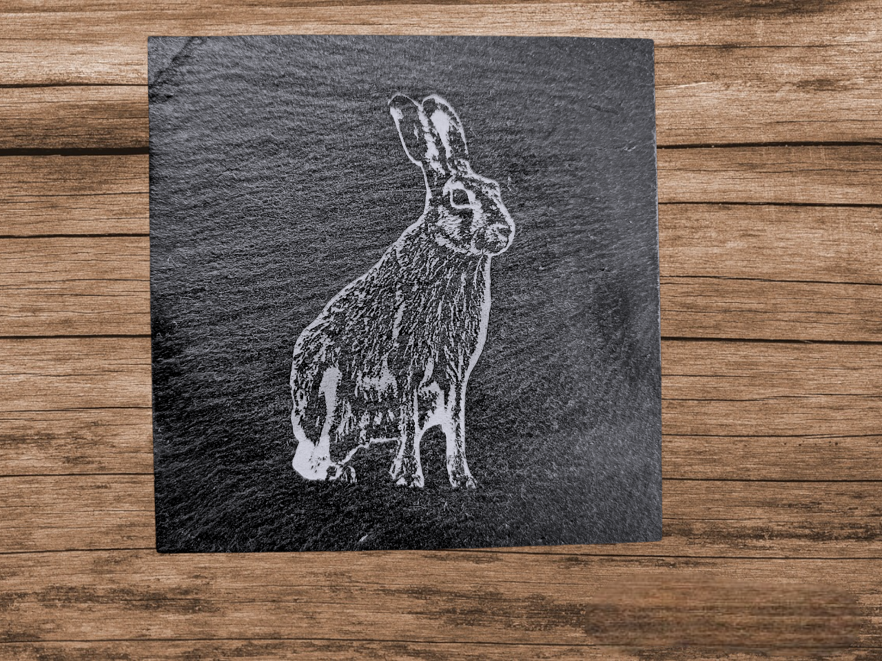 Untersetzer Schiefer Typ "Hase"