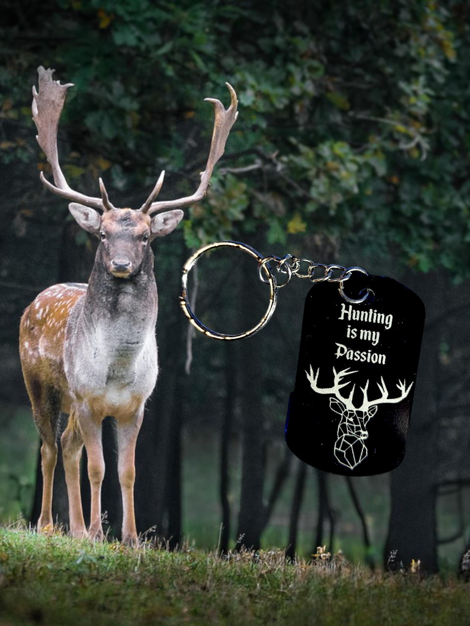 Schlüsselanhänger Typ "Hirsch"